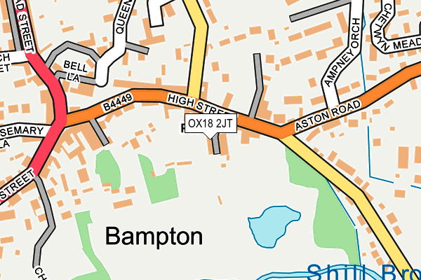 OX18 2JT map - OS OpenMap – Local (Ordnance Survey) OX18 2JT map - OS OpenMap – Local (Ordnance Survey)