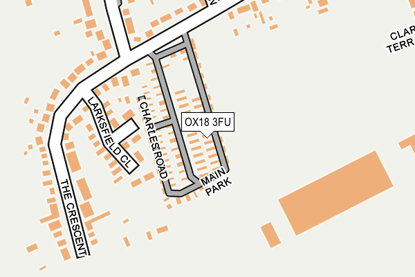 OX18 3FU map - OS OpenMap – Local (Ordnance Survey) OX18 3FU map - OS OpenMap – Local (Ordnance Survey)