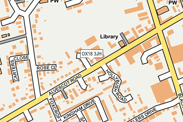 OX18 3JH map - OS OpenMap – Local (Ordnance Survey) OX18 3JH map - OS OpenMap – Local (Ordnance Survey)