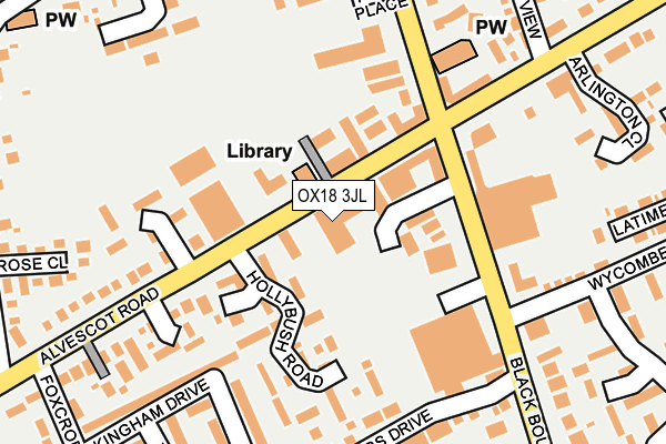 OX18 3JL map - OS OpenMap – Local (Ordnance Survey) OX18 3JL map - OS OpenMap – Local (Ordnance Survey)
