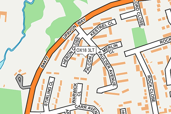 OX18 3LT map - OS OpenMap – Local (Ordnance Survey) OX18 3LT map - OS OpenMap – Local (Ordnance Survey)