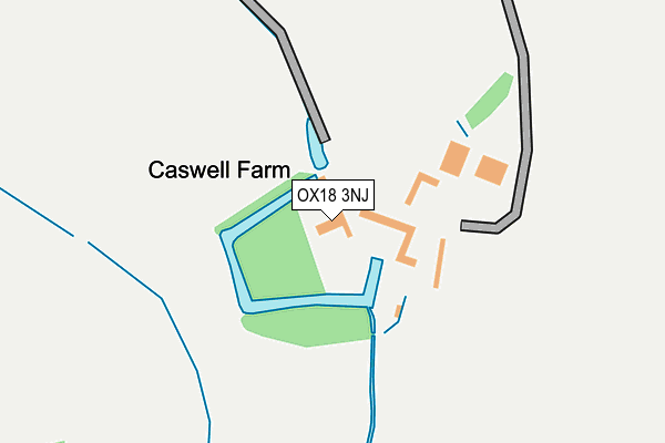 OX18 3NJ map - OS OpenMap – Local (Ordnance Survey) OX18 3NJ map - OS OpenMap – Local (Ordnance Survey)