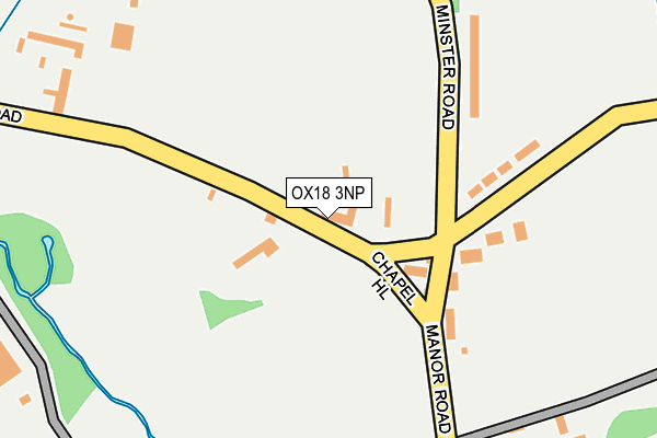 OX18 3NP map - OS OpenMap – Local (Ordnance Survey) OX18 3NP map - OS OpenMap – Local (Ordnance Survey)