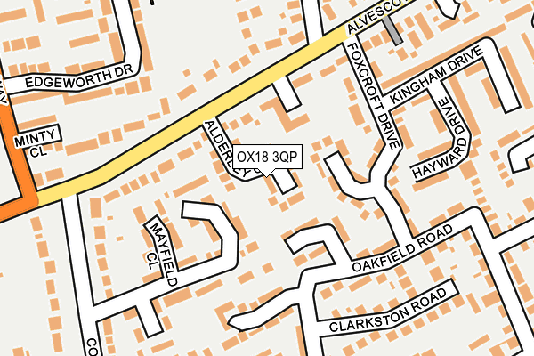 OX18 3QP map - OS OpenMap – Local (Ordnance Survey) OX18 3QP map - OS OpenMap – Local (Ordnance Survey)