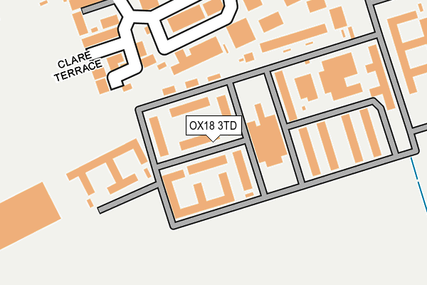 OX18 3TD map - OS OpenMap – Local (Ordnance Survey) OX18 3TD map - OS OpenMap – Local (Ordnance Survey)
