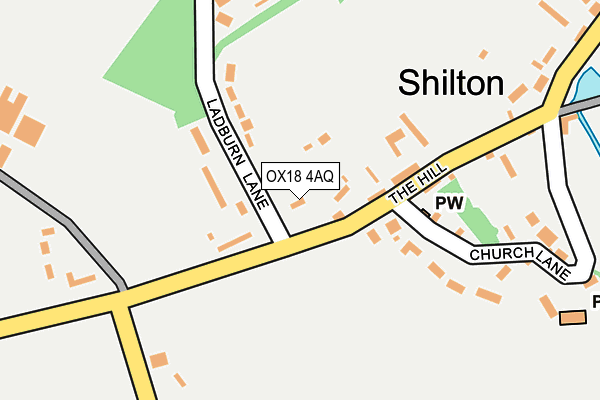 OX18 4AQ map - OS OpenMap – Local (Ordnance Survey) OX18 4AQ map - OS OpenMap – Local (Ordnance Survey)