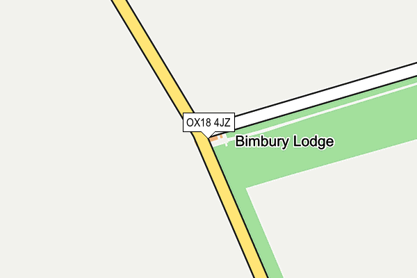 OX18 4JZ map - OS OpenMap – Local (Ordnance Survey) OX18 4JZ map - OS OpenMap – Local (Ordnance Survey)
