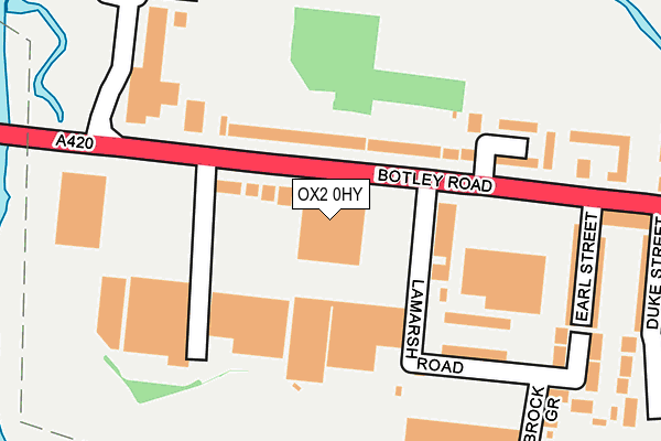 OX2 0HY map - OS OpenMap – Local (Ordnance Survey)