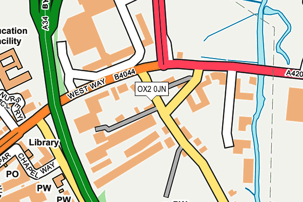 OX2 0JN map - OS OpenMap – Local (Ordnance Survey) OX2 0JN map - OS OpenMap – Local (Ordnance Survey)