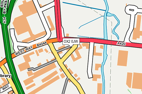 OX2 0JW map - OS OpenMap – Local (Ordnance Survey) OX2 0JW map - OS OpenMap – Local (Ordnance Survey)