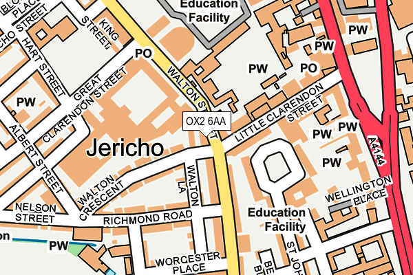 OX2 6AA map - OS OpenMap – Local (Ordnance Survey) OX2 6AA map - OS OpenMap – Local (Ordnance Survey)