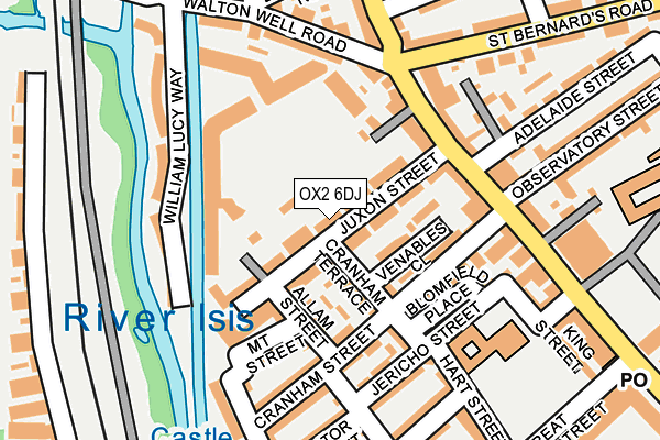 OX2 6DJ map - OS OpenMap – Local (Ordnance Survey) OX2 6DJ map - OS OpenMap – Local (Ordnance Survey)