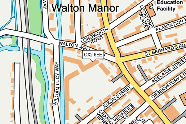 OX2 6EE map - OS OpenMap – Local (Ordnance Survey) OX2 6EE map - OS OpenMap – Local (Ordnance Survey)