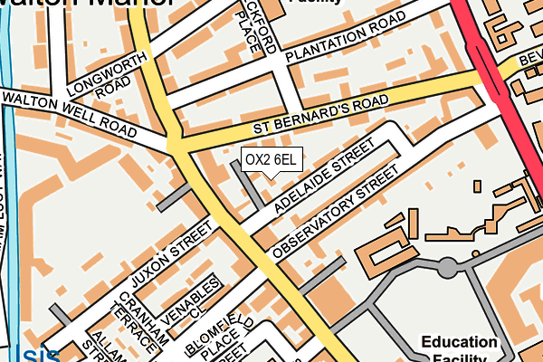 OX2 6EL map - OS OpenMap – Local (Ordnance Survey) OX2 6EL map - OS OpenMap – Local (Ordnance Survey)