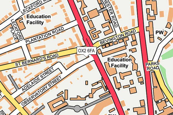 OX2 6FA map - OS OpenMap – Local (Ordnance Survey) OX2 6FA map - OS OpenMap – Local (Ordnance Survey)