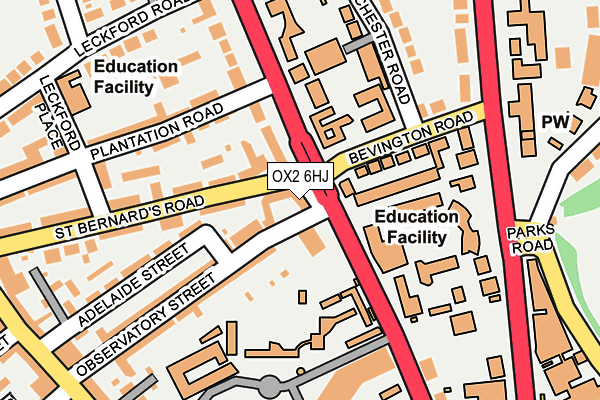 OX2 6HJ map - OS OpenMap – Local (Ordnance Survey) OX2 6HJ map - OS OpenMap – Local (Ordnance Survey)