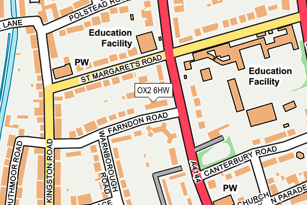 OX2 6HW map - OS OpenMap – Local (Ordnance Survey) OX2 6HW map - OS OpenMap – Local (Ordnance Survey)