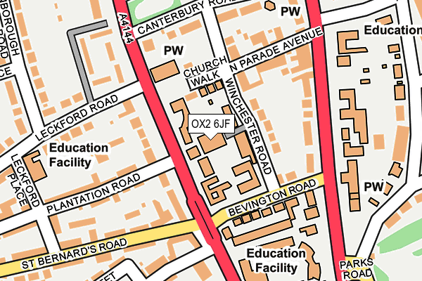 OX2 6JF map - OS OpenMap – Local (Ordnance Survey) OX2 6JF map - OS OpenMap – Local (Ordnance Survey)