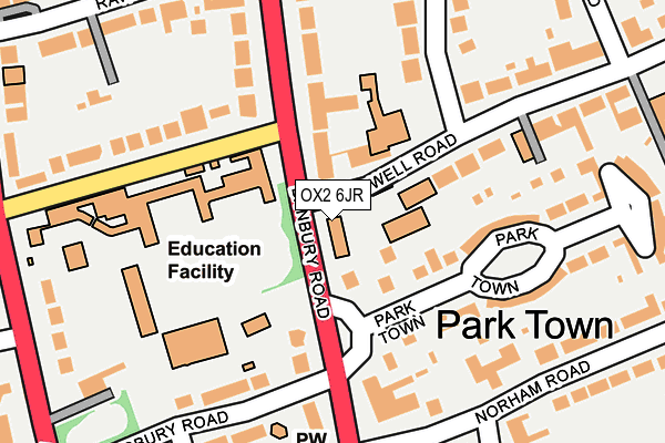 OX2 6JR map - OS OpenMap – Local (Ordnance Survey) OX2 6JR map - OS OpenMap – Local (Ordnance Survey)