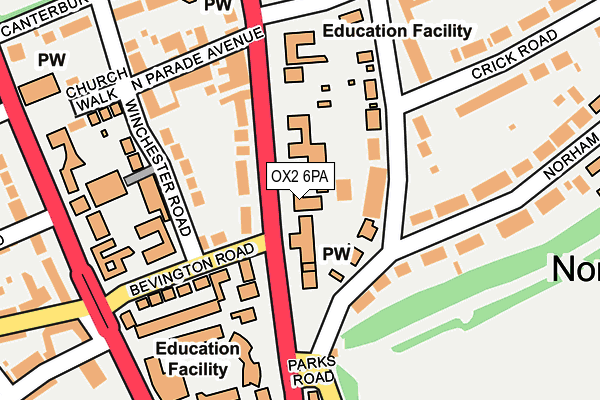 OX2 6PA map - OS OpenMap – Local (Ordnance Survey) OX2 6PA map - OS OpenMap – Local (Ordnance Survey)