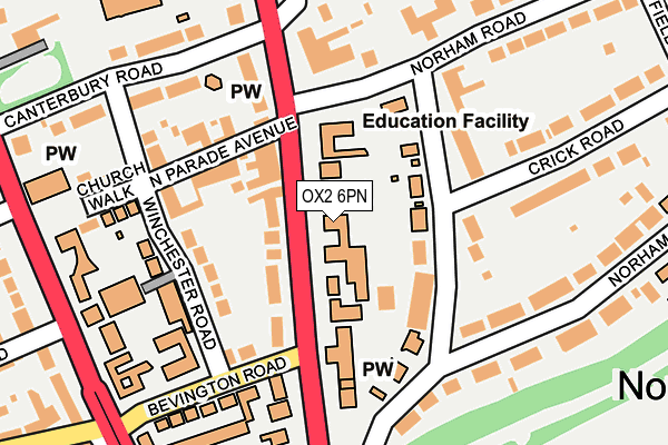OX2 6PN map - OS OpenMap – Local (Ordnance Survey) OX2 6PN map - OS OpenMap – Local (Ordnance Survey)