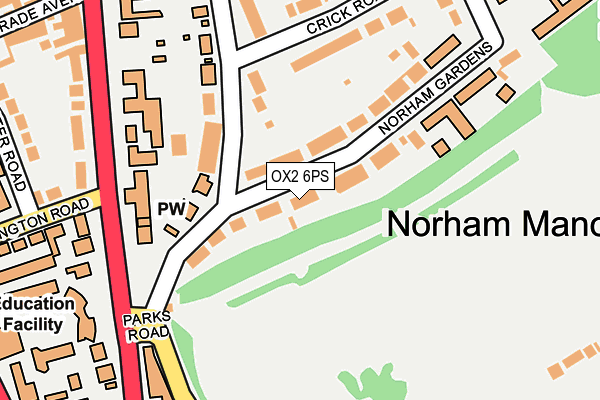 OX2 6PS map - OS OpenMap – Local (Ordnance Survey)