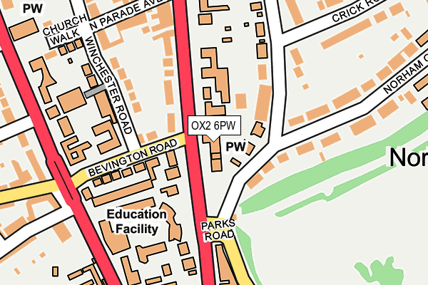 OX2 6PW map - OS OpenMap – Local (Ordnance Survey) OX2 6PW map - OS OpenMap – Local (Ordnance Survey)
