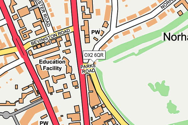 OX2 6QR map - OS OpenMap – Local (Ordnance Survey) OX2 6QR map - OS OpenMap – Local (Ordnance Survey)