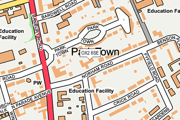 OX2 6SE map - OS OpenMap – Local (Ordnance Survey) OX2 6SE map - OS OpenMap – Local (Ordnance Survey)