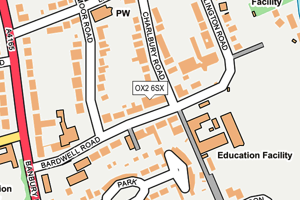 OX2 6SX map - OS OpenMap – Local (Ordnance Survey) OX2 6SX map - OS OpenMap – Local (Ordnance Survey)