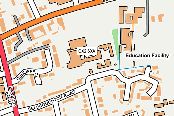 OX2 6XA map - OS OpenMap – Local (Ordnance Survey) OX2 6XA map - OS OpenMap – Local (Ordnance Survey)