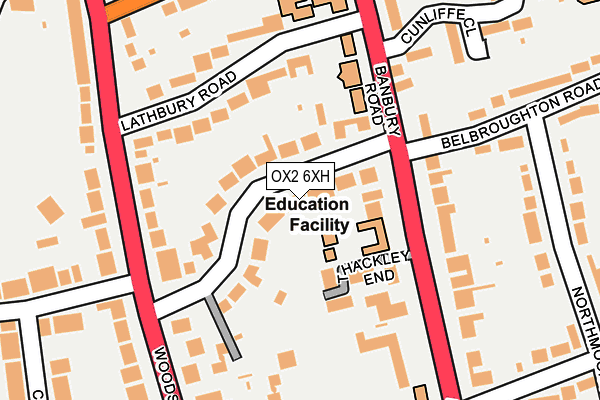 OX2 6XH map - OS OpenMap – Local (Ordnance Survey) OX2 6XH map - OS OpenMap – Local (Ordnance Survey)