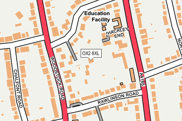 OX2 6XL map - OS OpenMap – Local (Ordnance Survey) OX2 6XL map - OS OpenMap – Local (Ordnance Survey)