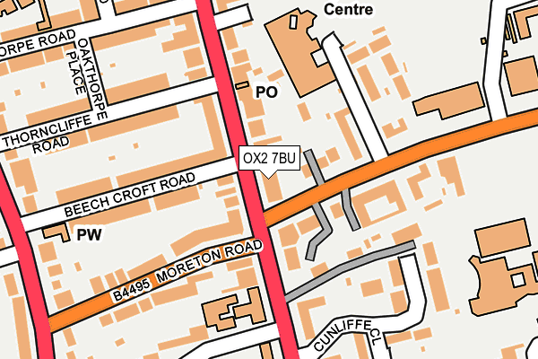 OX2 7BU map - OS OpenMap – Local (Ordnance Survey) OX2 7BU map - OS OpenMap – Local (Ordnance Survey)
