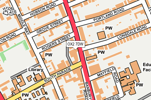 OX2 7DW map - OS OpenMap – Local (Ordnance Survey) OX2 7DW map - OS OpenMap – Local (Ordnance Survey)