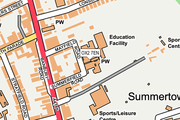OX2 7EN map - OS OpenMap – Local (Ordnance Survey)