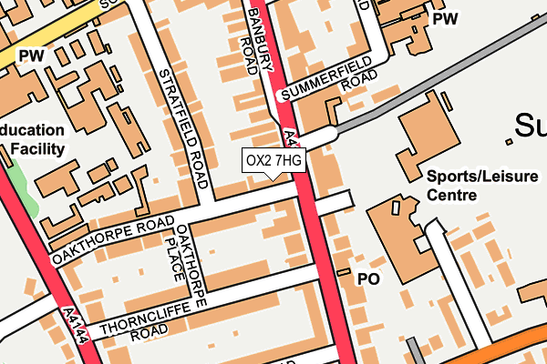 OX2 7HG map - OS OpenMap – Local (Ordnance Survey) OX2 7HG map - OS OpenMap – Local (Ordnance Survey)