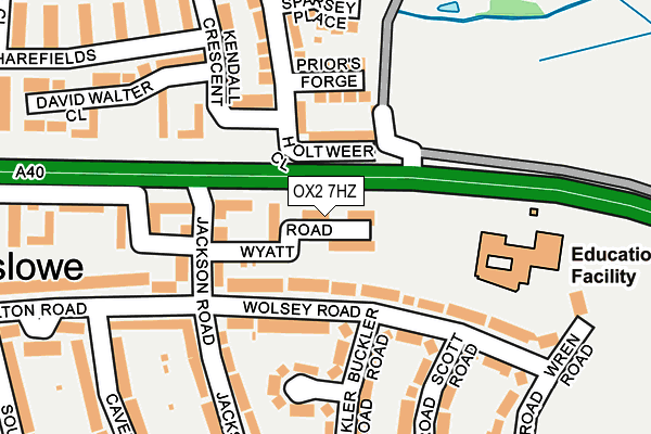 OX2 7HZ map - OS OpenMap – Local (Ordnance Survey) OX2 7HZ map - OS OpenMap – Local (Ordnance Survey)