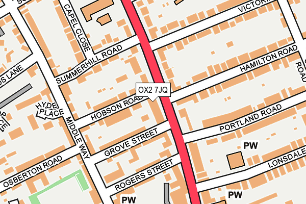 OX2 7JQ map - OS OpenMap – Local (Ordnance Survey) OX2 7JQ map - OS OpenMap – Local (Ordnance Survey)