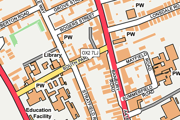 OX2 7LJ map - OS OpenMap – Local (Ordnance Survey) OX2 7LJ map - OS OpenMap – Local (Ordnance Survey)