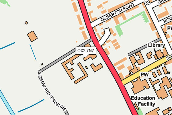 OX2 7NZ map - OS OpenMap – Local (Ordnance Survey) OX2 7NZ map - OS OpenMap – Local (Ordnance Survey)