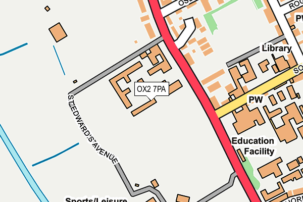 OX2 7PA map - OS OpenMap – Local (Ordnance Survey) OX2 7PA map - OS OpenMap – Local (Ordnance Survey)