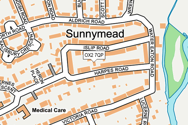 OX2 7QP map - OS OpenMap – Local (Ordnance Survey) OX2 7QP map - OS OpenMap – Local (Ordnance Survey)