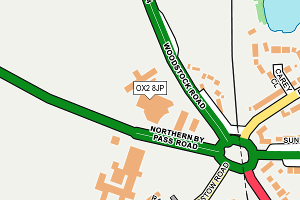 OX2 8JP map - OS OpenMap – Local (Ordnance Survey) OX2 8JP map - OS OpenMap – Local (Ordnance Survey)