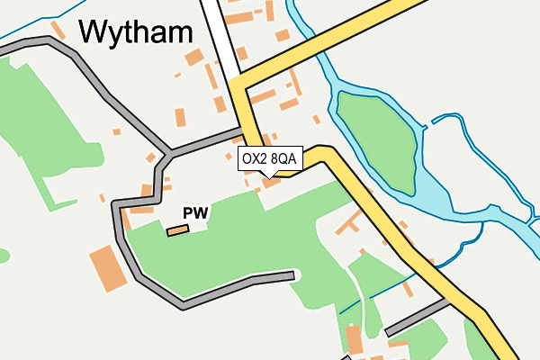 OX2 8QA map - OS OpenMap – Local (Ordnance Survey) OX2 8QA map - OS OpenMap – Local (Ordnance Survey)