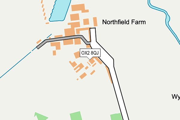 OX2 8QJ map - OS OpenMap – Local (Ordnance Survey) OX2 8QJ map - OS OpenMap – Local (Ordnance Survey)