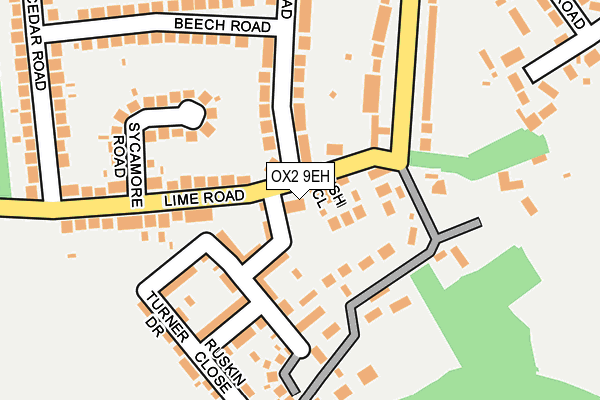 OX2 9EH map - OS OpenMap – Local (Ordnance Survey) OX2 9EH map - OS OpenMap – Local (Ordnance Survey)