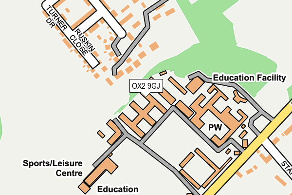 OX2 9GJ map - OS OpenMap – Local (Ordnance Survey) OX2 9GJ map - OS OpenMap – Local (Ordnance Survey)