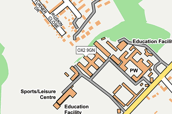 OX2 9GN map - OS OpenMap – Local (Ordnance Survey) OX2 9GN map - OS OpenMap – Local (Ordnance Survey)