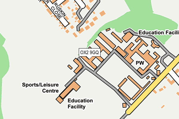 OX2 9GQ map - OS OpenMap – Local (Ordnance Survey) OX2 9GQ map - OS OpenMap – Local (Ordnance Survey)